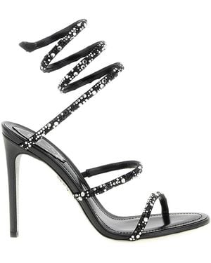 Rene Caovilla Sandalen "Cleo" - Schwarz