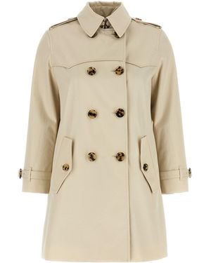 Burberry 'summerside' Trench Coat - Natural