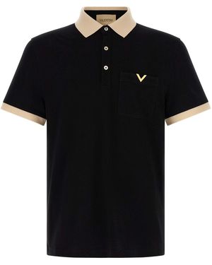Valentino Garavani '' Polo Shirt - Black