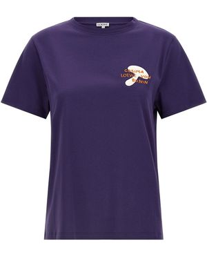 Loewe T-shirt X Cosima Von Bonin - Purple