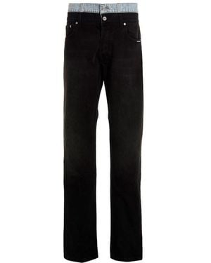 VTMNTS Jeans 'Double waisted' - Nero