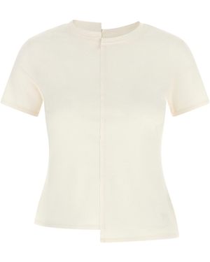 Y-3 Asymmetric T-shirt - White