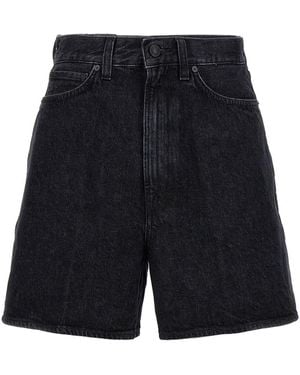 Made In Tomboy Denim Bermuda Shorts - White
