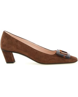 Roger Vivier 'belle Viver' Court Shoes - Brown