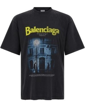 Balenciaga 'the Address' T-shirt - Black
