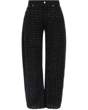Stella McCartney Bouclé Jeans - Black