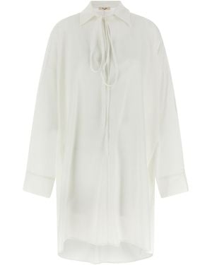 DI.LA3 PARI' Oversize Shirt - White