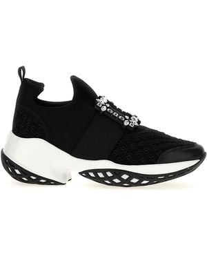 Roger Vivier 'viv' Run Trainers - Black