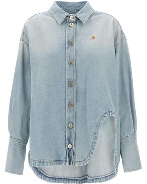 The Attico Denim Coat - Blue