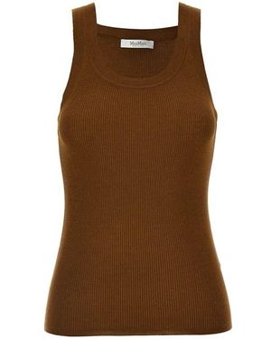 Max Mara Top 'Eliadi' - Marrone
