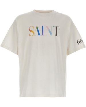 SAINT Mxxxxxx 'rainbow Saint' T-shirt - White