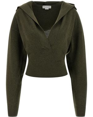 Stella McCartney Hooded Jumper - Green