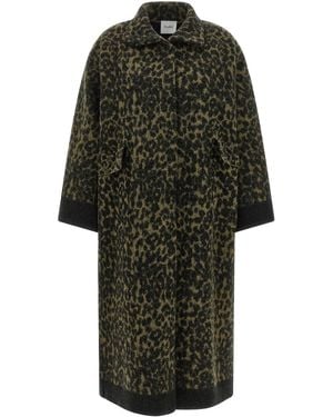 Nude Animalier Coat - Green