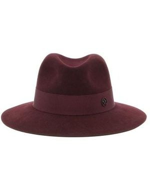 Maison Michel 'henrietta' Hat - Red