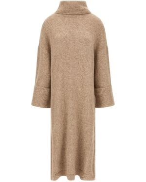 Entire studios Knit Dress With Ribbed Cuffs - Natural