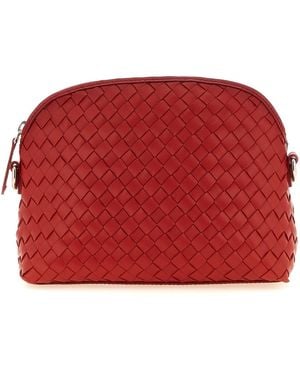 Dragon Diffusion 'fellini Chunky' Clutch Bag With Shoulder Strap - Red