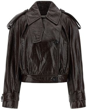 Sportmax 'beta1234' Trench Coat - Black