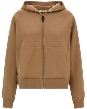 Max Mara 'marea' Hoodie - Natural