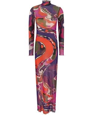 PUCCI Tüllkleid - Rot
