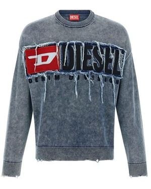 DIESEL 'k-fronzi' Sweater - Blue