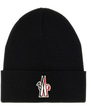 Moncler Berretto Patch Logo - Nero