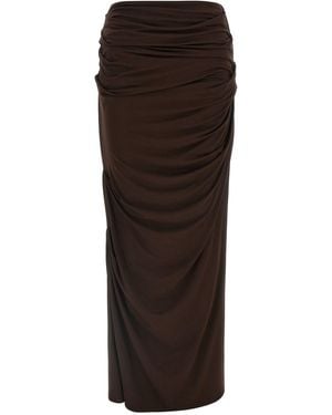 Entire studios 'drape' Skirt - Brown