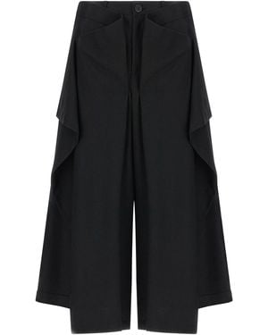 Issey Miyake Trousers 'Uni-Form (Wool) - Black