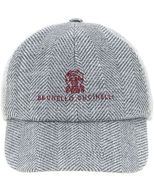 Brunello Cucinelli Cappellino 'Baseball' - Grigio