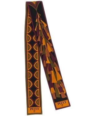 PUCCI Foulard 'Baiadera' - Marrone