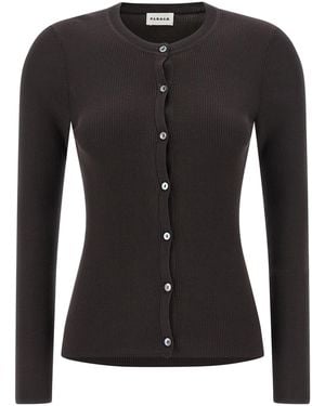 P.A.R.O.S.H. 'cipria26' Cardigan - Black