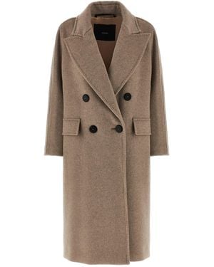 Max Mara Mantel 'Angus' - Braun