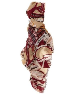 Ferragamo 'giada' Shawl - Red