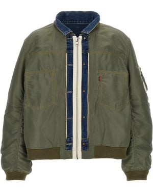 Sacai X Levi's® Wendejacke - Grün