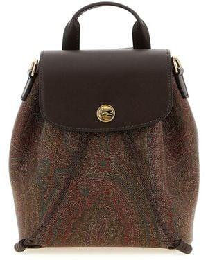 Etro ' Essential' Small Backpack - Brown