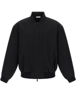 Fear Of God Wool Bomber Jacket - Black
