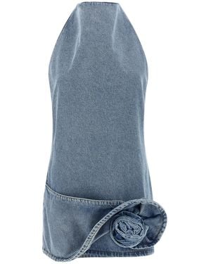 Magda Butrym Kleid "Denim 10 Dress" - Blau