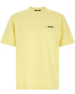 Jacquemus 'le T-shirt Gros-grain' T-shirt - Yellow