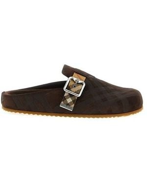 Burberry 'urchin' Sabots - Black