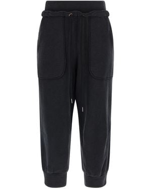R13 Cropped Joggers - Black