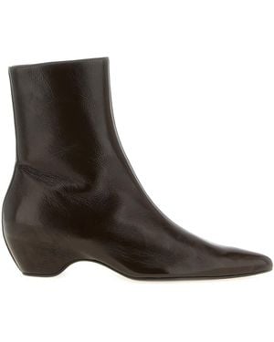 KHAITE 'sybil' Ankle Boots - Brown