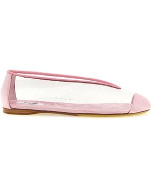 Moschino Pvc Ballet Flats - Pink