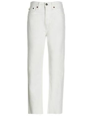 RE/DONE Jeans '70's Stove Pipe' - Bianco