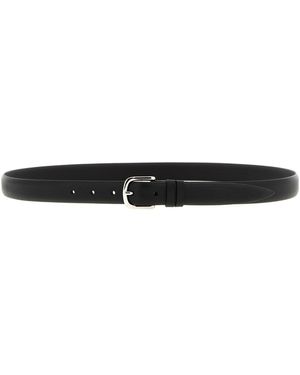 ZERBINI CLAUDIO Leather Belt - Black
