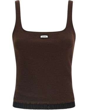 Entire studios 'lounge' Tank Top - Brown