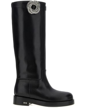 Mach & Mach 'Galaxy' Boots - Black