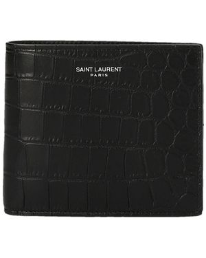 Saint Laurent East/West Wallet - Black