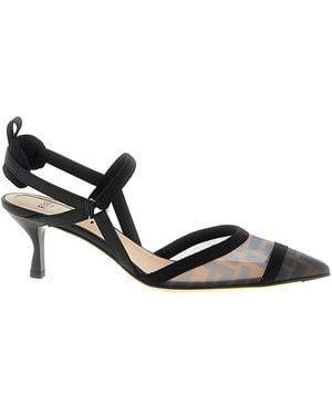 Fendi 'colibrì Lite' Slingback - Black