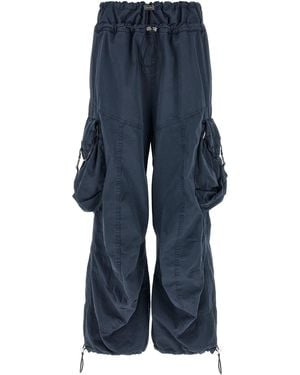 The Attico Cargo Trousers - Blue