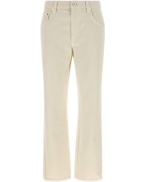 Brunello Cucinelli Jeans 'Shiny Tab' - Neutro