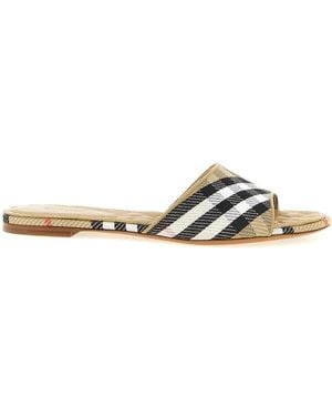 Burberry 'sloane' Slides - Black